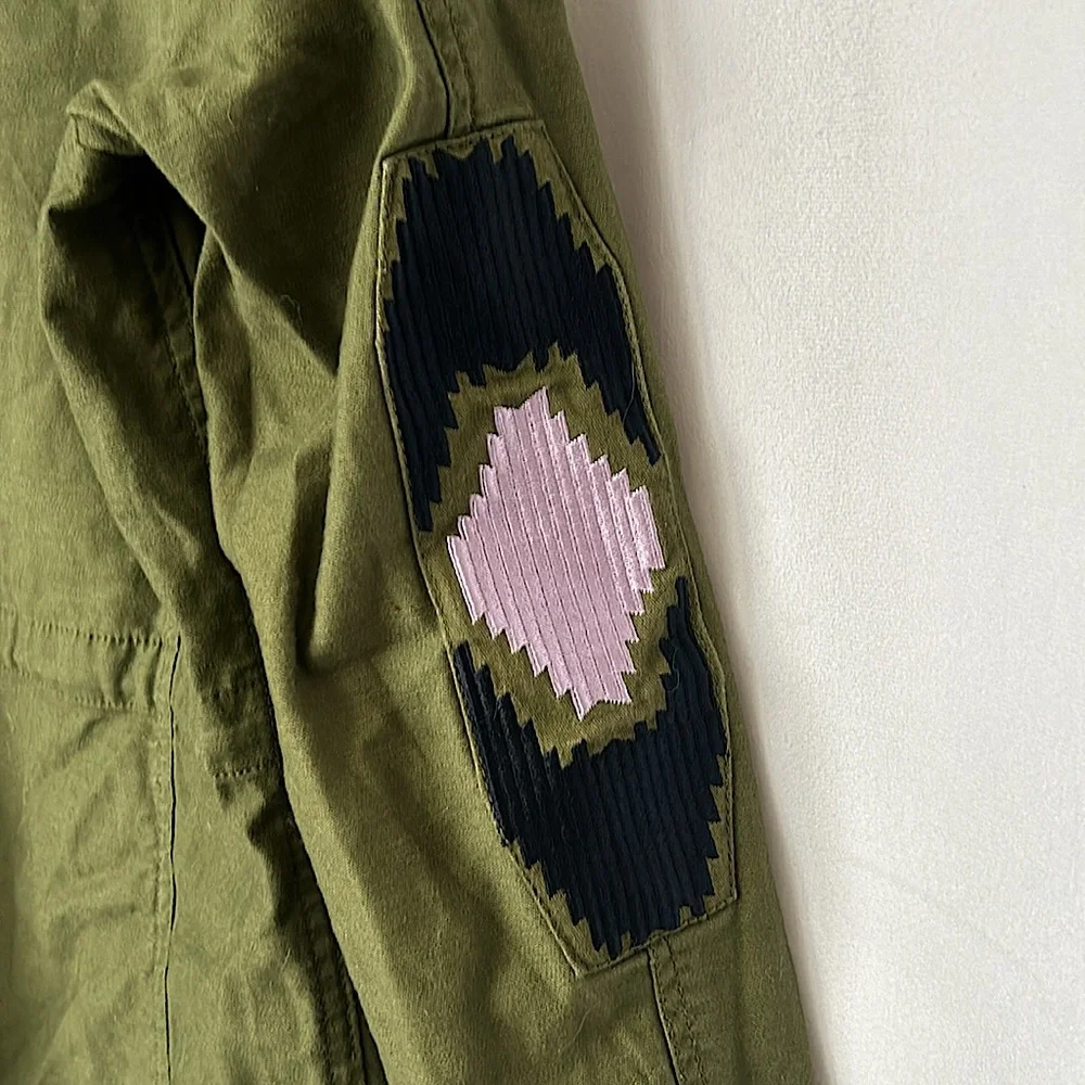 Scotch & Soda Amsterdam Army Green Cotton Long Sleeve Jacket Coat **Sz S** 🌸🌸 - Picture 4 of 6